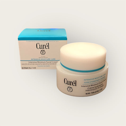 Curel Intensive Moisture Care Face Cream 40g 1.4 oz (2 Pack Bundle)