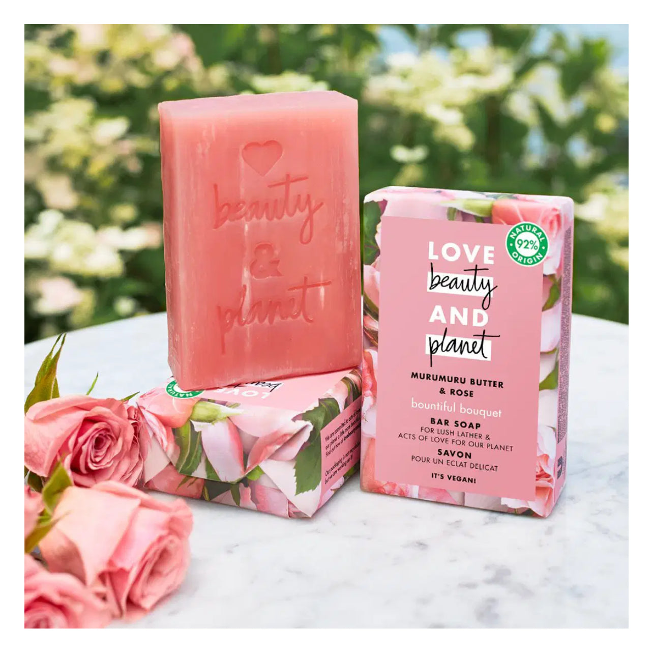 Love beauty and planet natural soap -  Natural soap bar outside package