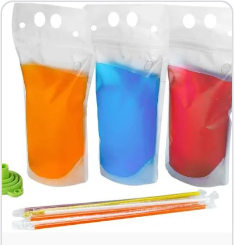 Great Value Sugar free Low calorie Blackberry Lemonade Drink Mix Bundle 10 packets Per Box (4 Boxes), 40 Total Packets, (4) Stand-Up Re-usable Drink Pouches Bags, Healthy Smoothie Recipe Card