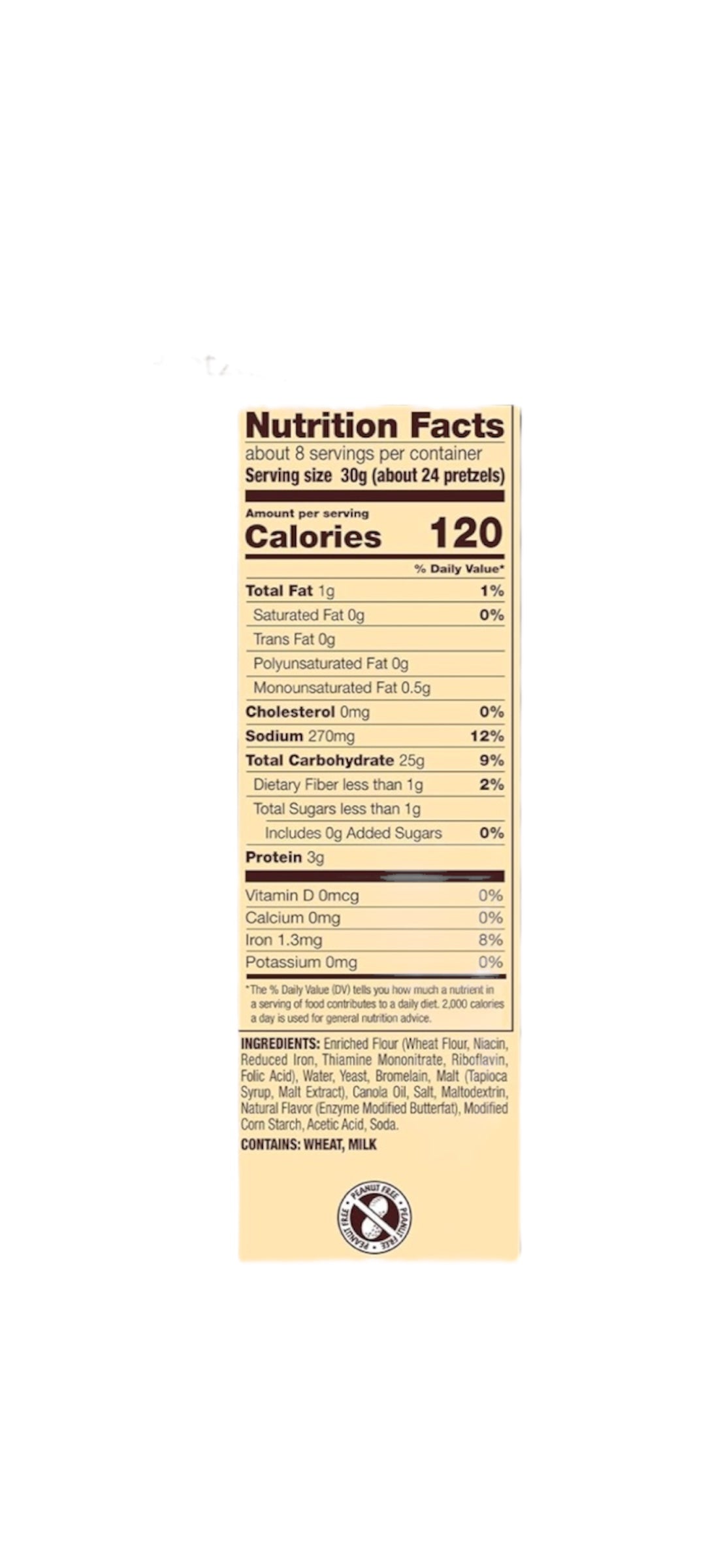 Snyder's of Hanover Butter Snaps Low Fat Pretzels, 9 oz Bag, 4 Count