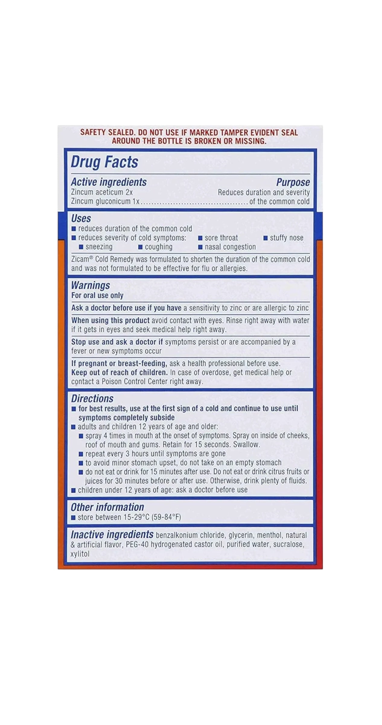 Zicam Cold Remedy Pre Cold Medicine Oral Mist, Arctic Mint - 1 Oz, (Pack of 3)