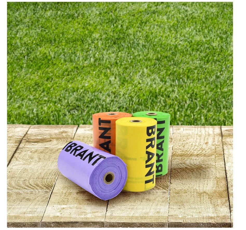 Vibrant Life 120 PET WASTE BAGS | RAINBOW COLORS FRESH SCENT DURABLE LEAK-PROOF (PACK OF 2)