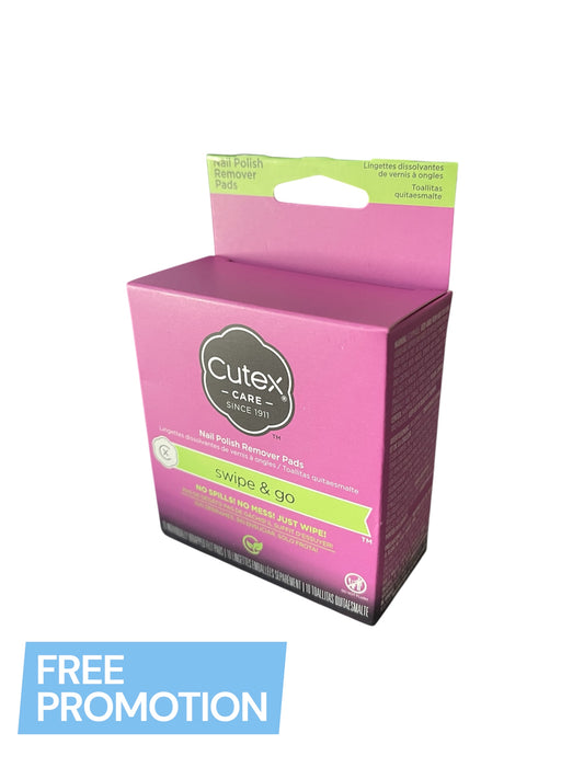Limited Time Offer (FREE) Box Cutex Nail Polish Remover Wipes