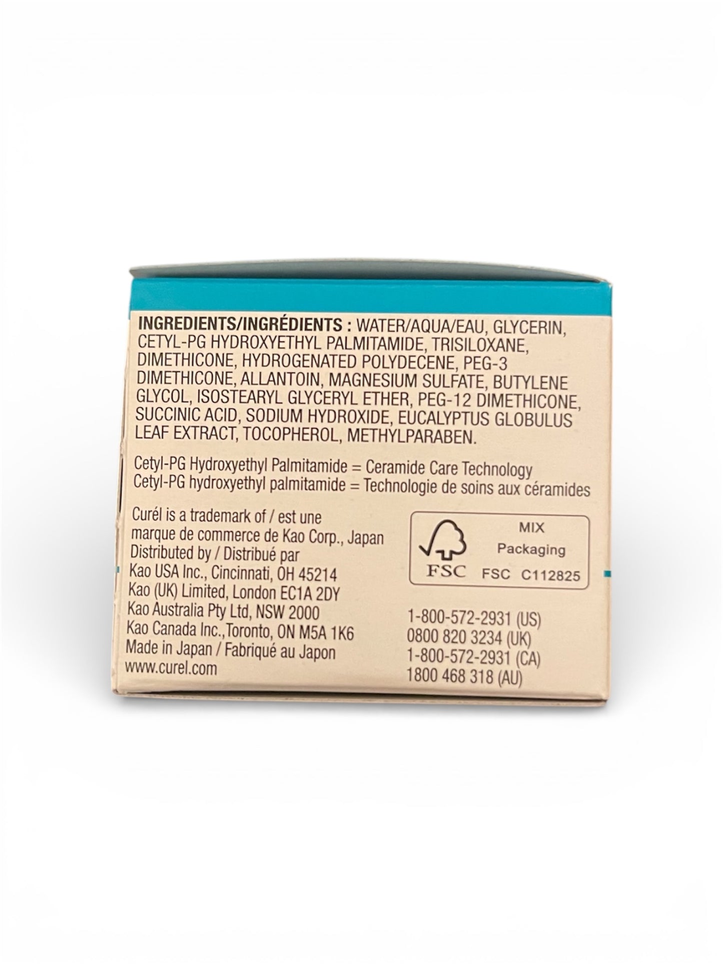Curel Intensive Moisture Care Face Cream 40g 1.4 oz (2 Pack Bundle)